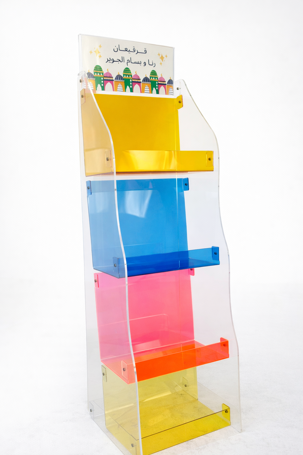 ستاند اكريلك + لوحة مزدوجه