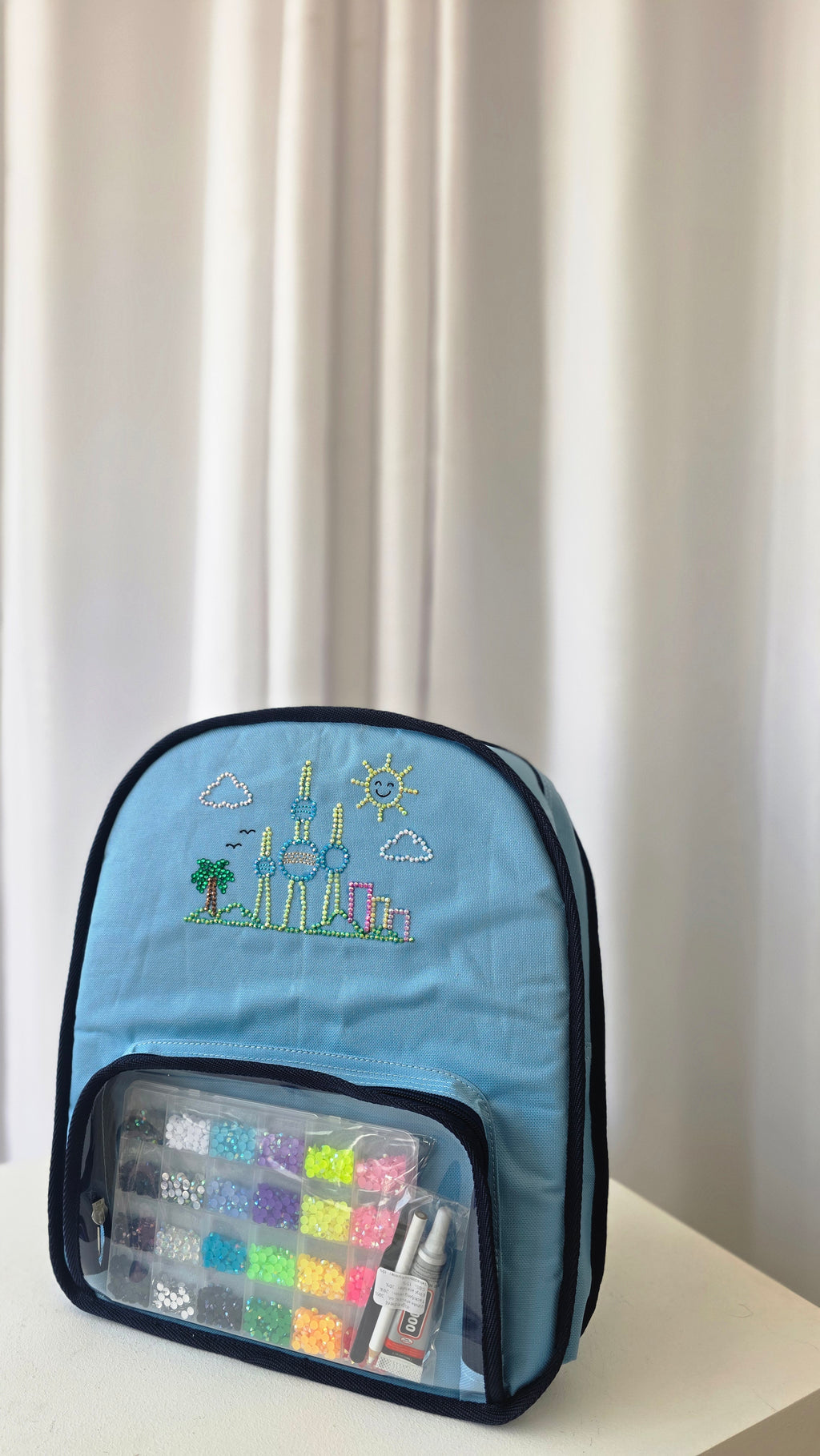 Bag + Bedazzling kit / BLUE+NAVY